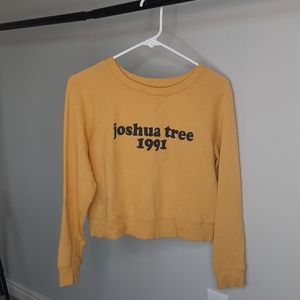 Joshua tree 1991 cropped long sleeve
